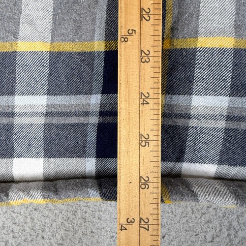 Camisa Chaqueta Hurley Franela Para Hombres M Azul Gris Cuadros Forrada Sherpa Ropa de Calle Parche - Imagen 10 de 18