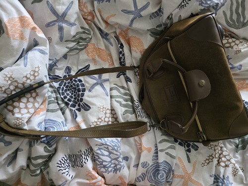 Bolso de viaje Kangol de cuero sintético con correa grande y asa pequeña - Imagen 6 de 6