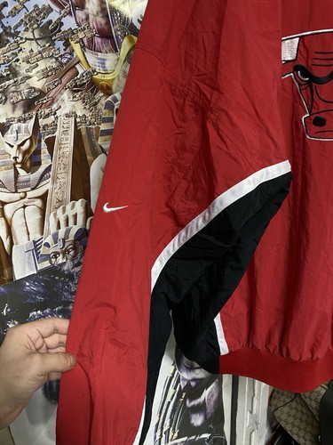 Vintage 90’s Nike Chicago Bulls NBA Jacket Sweater Adult Large - Picture 6 of 11
