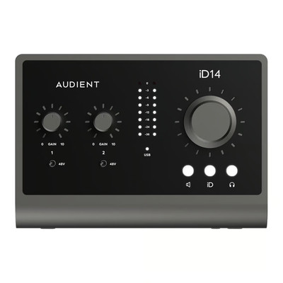 Audient iD14 MK II USB-C Audiointerface, 2 Analoge Ein- und 4 Analoge Ausgänge