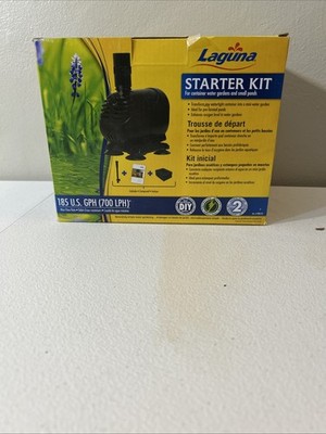 LAGUNA STARTER KIT for Water Gardens & Small Ponds 185 GPH
