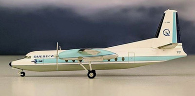 AC219418 AeroClassics F27 Friendship 1/200 Model CF-QBA Quebecair