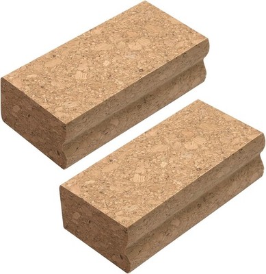 2Pcs/4Pcs Snowboard Natural Polishing Corks, Ski Wax Standard, 2 Pcs 