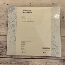 Creative Memories Natural 12 X 12 Scrapbook Refill 15 Pages NEW