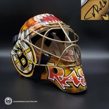 Tuukka Rask Signed Goalie Mask Boston Tribute Signature Edition+ 24k Gold Plated