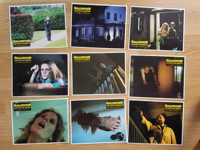 John Carpenter - Halloween - 9 EA Aushangfotos 1978 - Jamie Lee Curtis HORROR
