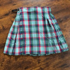 Vintage Children s Kilt; Triminghams Bermuda Dress Stewart Tartan Wrap Kilt