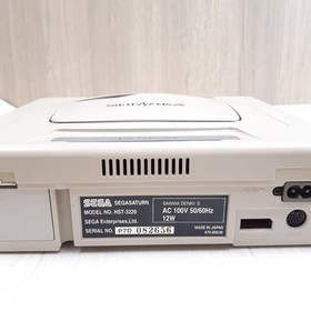 SEGA SATURN CONSOLE JAPAN WHITE Bundle with 2 Controllers & 6 Games Tested