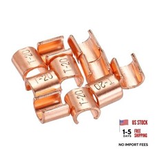 U-Shaped Copper Crimping Terminal Connector 14-20mm Wire 9/16" - 13/16"