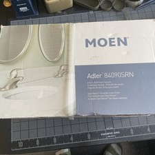 MOEN 84090SRN Adler 4 in. Bathroom Faucet in Spot Resist Brushed Nickel 2-Pack 