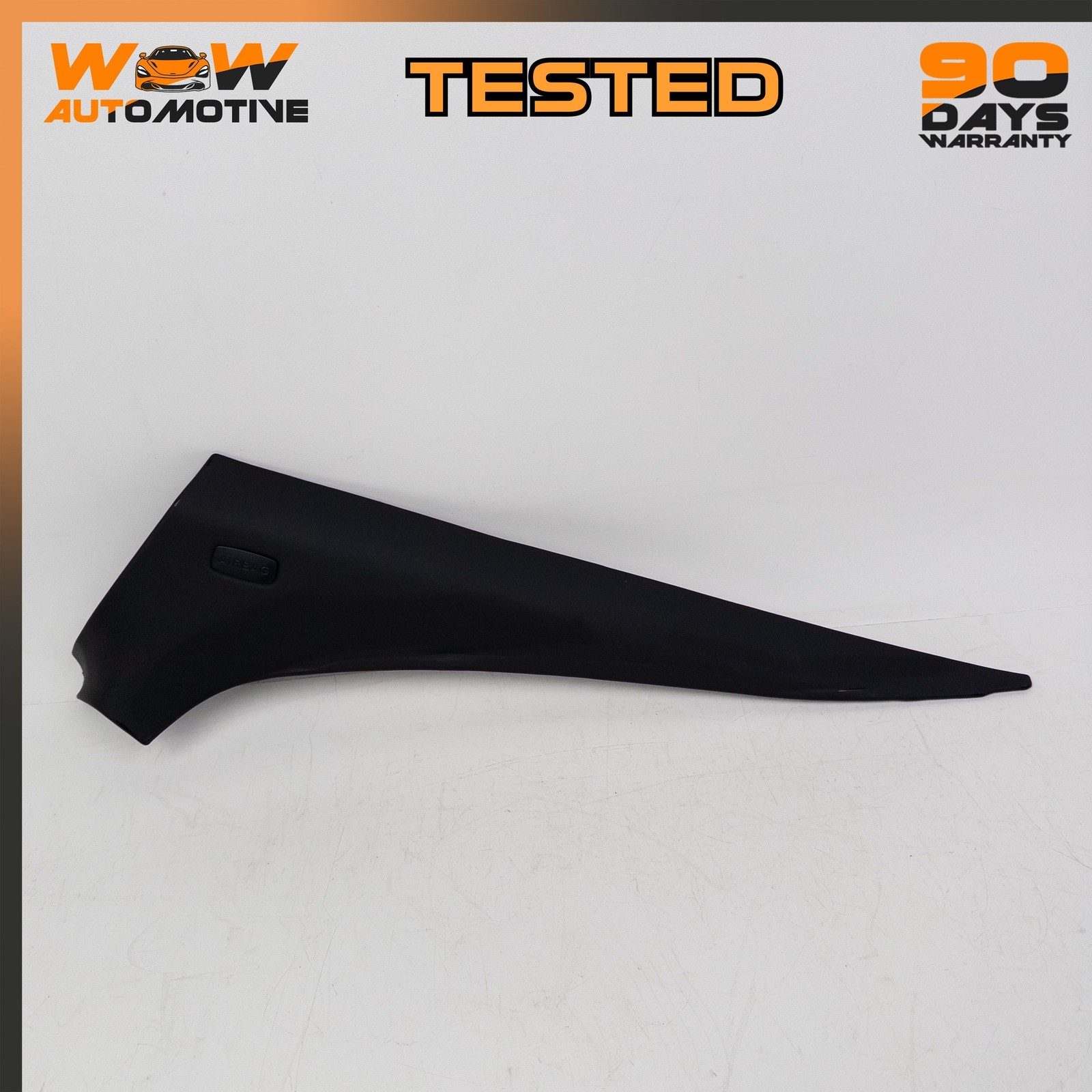04-10 BENTLEY CONTINENTAL GT REAR RIGHT QUARTER UPPER C PILLAR TRIM BLACK OEM