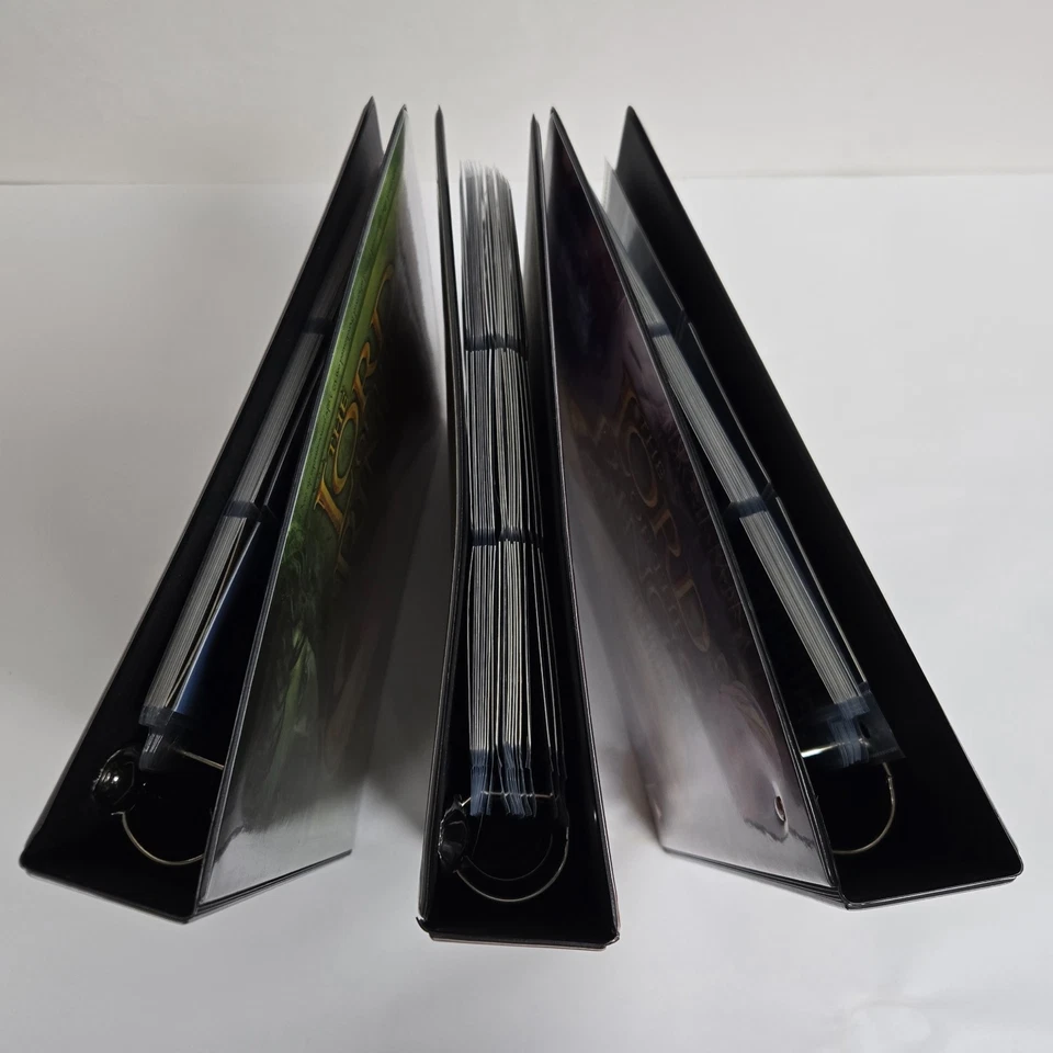 LOTR - Las 3 Películas - 3 Carpetas TOPPS con Juegos de Tarjetas - ¡Casi Completo LEER! Foto 2 de 4