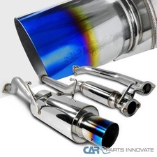 Fit Honda 01-05 Civic EX JDM Replacement Catback Exhaust Muffler System Burn Tip