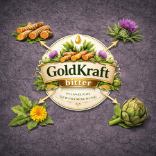 500g GoldKraft Bitter Mariendistel Artischocke Löwenzahn Kurkuma Curcumin