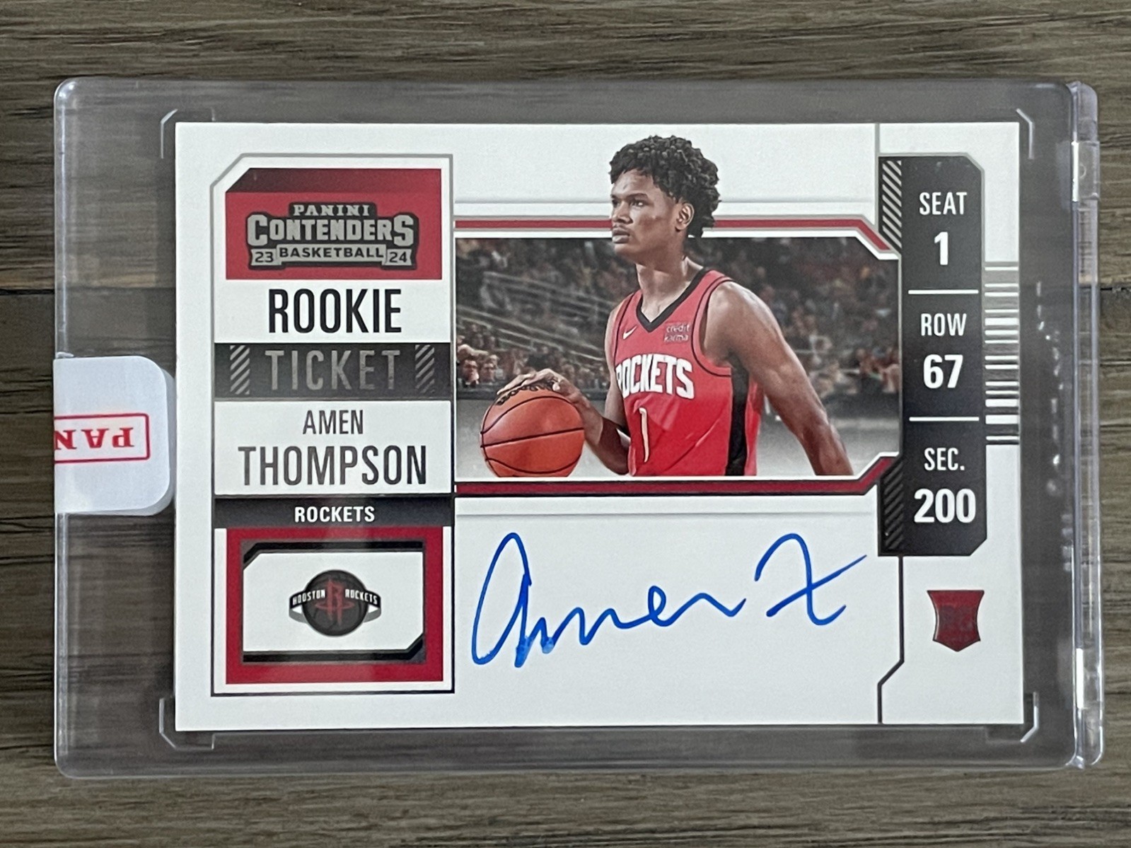 Amen Thompson 2023 Contenders #111 Rookie Ticket Auto Price Guide 