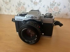 Konica Minolta XG-M 35mm SLR Camera + ZOOM lens + Wide angle lens + Flash Unit