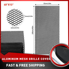 40x13 Honeycomb Universal Car Front Bumper Grill Vent Tuning Mesh Grille Diy