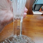 Antique Clear EAPG Ohio Flint Glass Flower Vase  10" — photo 9