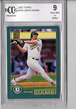 2001 Topps Jason Giambi #210 BCCG9