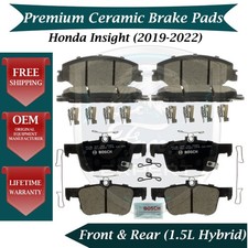 Bosch OEM Front & Rear Ceramic Brake Pads Kit For 2019-2022 Honda Insight