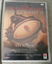 Inside England Rugby Sweet Chariot II (2007) Jonny Wilkinso  DVD New & Sealed