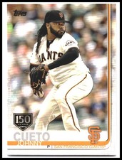 2019 Topps #154 Johnny Cueto 150th Anniversary