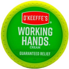 O'Keeffe's Working Hands Hand Cream 2.7 oz, Unscented, Non-Greasy Dry Skin