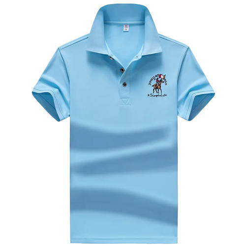 Polo Hombre Verano Nuevo Hombre Manga Corta Polo Hombre Bordado - Imagen 34 de 39