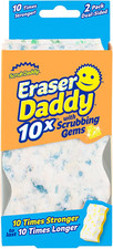 Eraser Daddy 10X, Magic Sponge Erasers, Strong & Durable Melamine Wall Cleaner, 