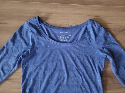Atmosphere Shirt The Slouchy Top, Gr. 38, Blau  mit weißen Punkten, Supersoft