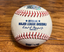 Tyler Wade Padres Game Used Baseball 4/7/2024 v Giants Logan Webb Hit Ground Out