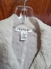 Rafael Women’s White Tufted Collared Button-Front Size M — photo 3