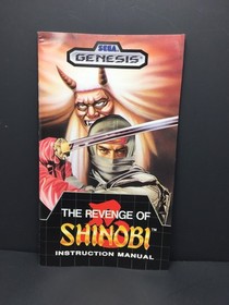 The Revenge of Shinobi Sega Genesis, 1989 CIB Complete w. Manual / Poster-Tested
