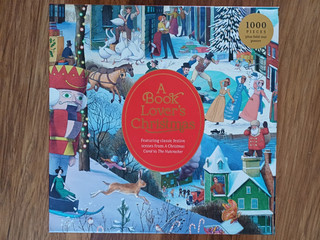 LAURENCE KING A BOOK LOVER'S CHRISTMAS 1000 PIECE JIGSAW PUZZLE