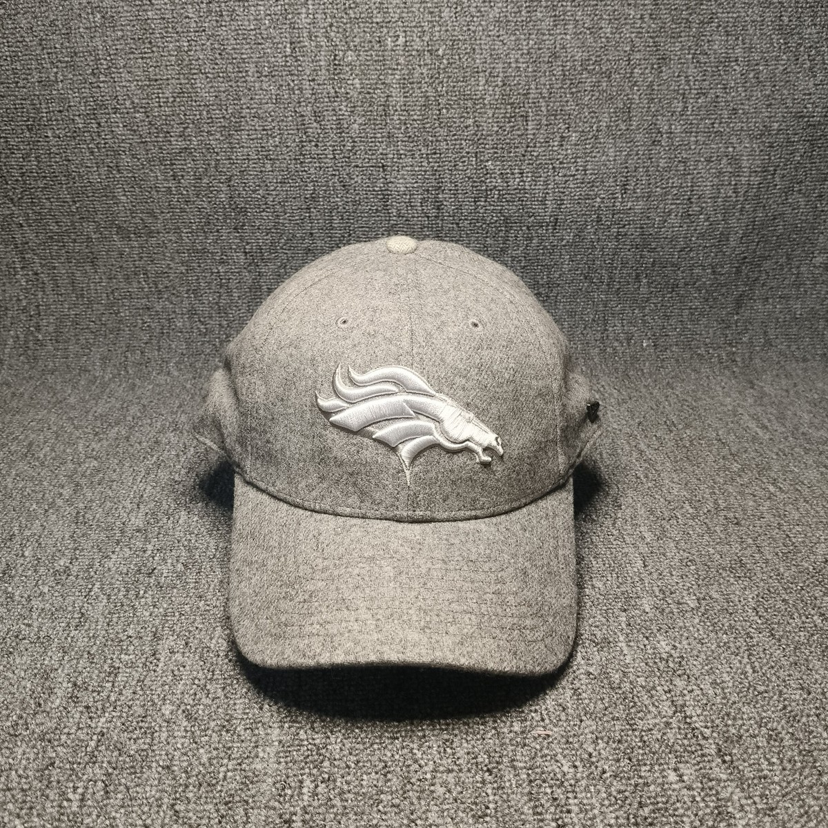 New Era Denver Broncos NFL Gray Wool Blend Hat Cap Size XXL