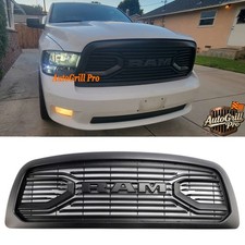 Front Grill For 2009 2010 2011 2012 Dodge Ram 1500 Big Horn Mesh Black Wletter Front Grill For 2009 2010 2011 2012 Dodge Ram 1500 Big Horn Mesh Black Wletter