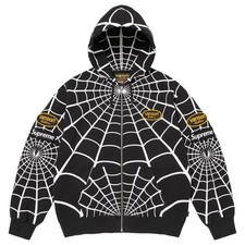 Supreme Spider Man Zip Up Black L