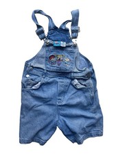 Vintage 1996 Viacom Nickelodeon Rugrats Kids Size 10 Denim Overalls