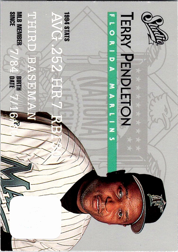1995 Studio Baseball - Pick From List