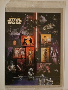 2007 41 cent Star Wars Sheet of 15, First Day of Issue, mint in original celloph