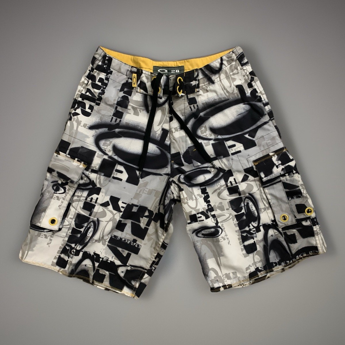 00s OAKLEY パンツ 希少 レア 世界地図柄 y2k 平成 RARE Vintage Oakley All Over Print Y2K Swim Trunks Shorts Men's