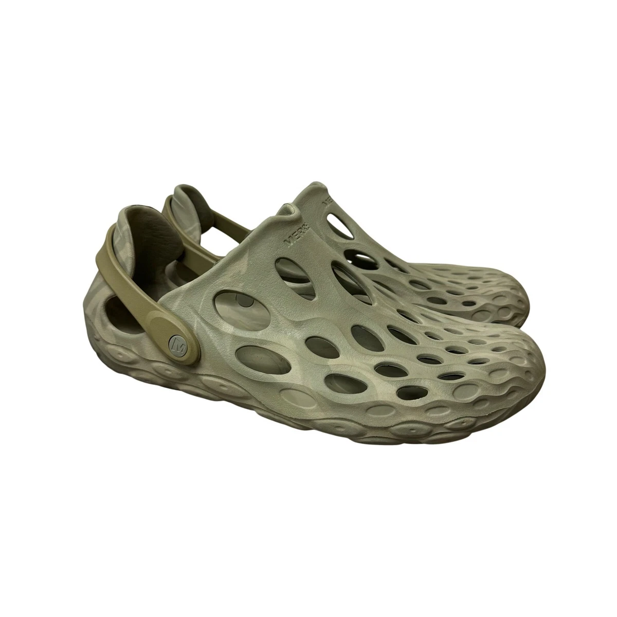 Merrell | Hydro Moc \'Herb\' olive green gorpcore sandals | MENS 11 Merrell Hydro Moc Olive Drab Water Shoe Camo Green Croc  main image 3