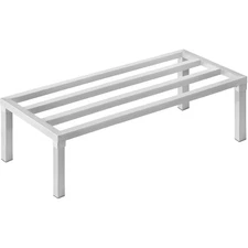 Uimoso Aluminum Dunnage Rack Stationary Dunnage Rack 48”x20”x12” Storage Rack