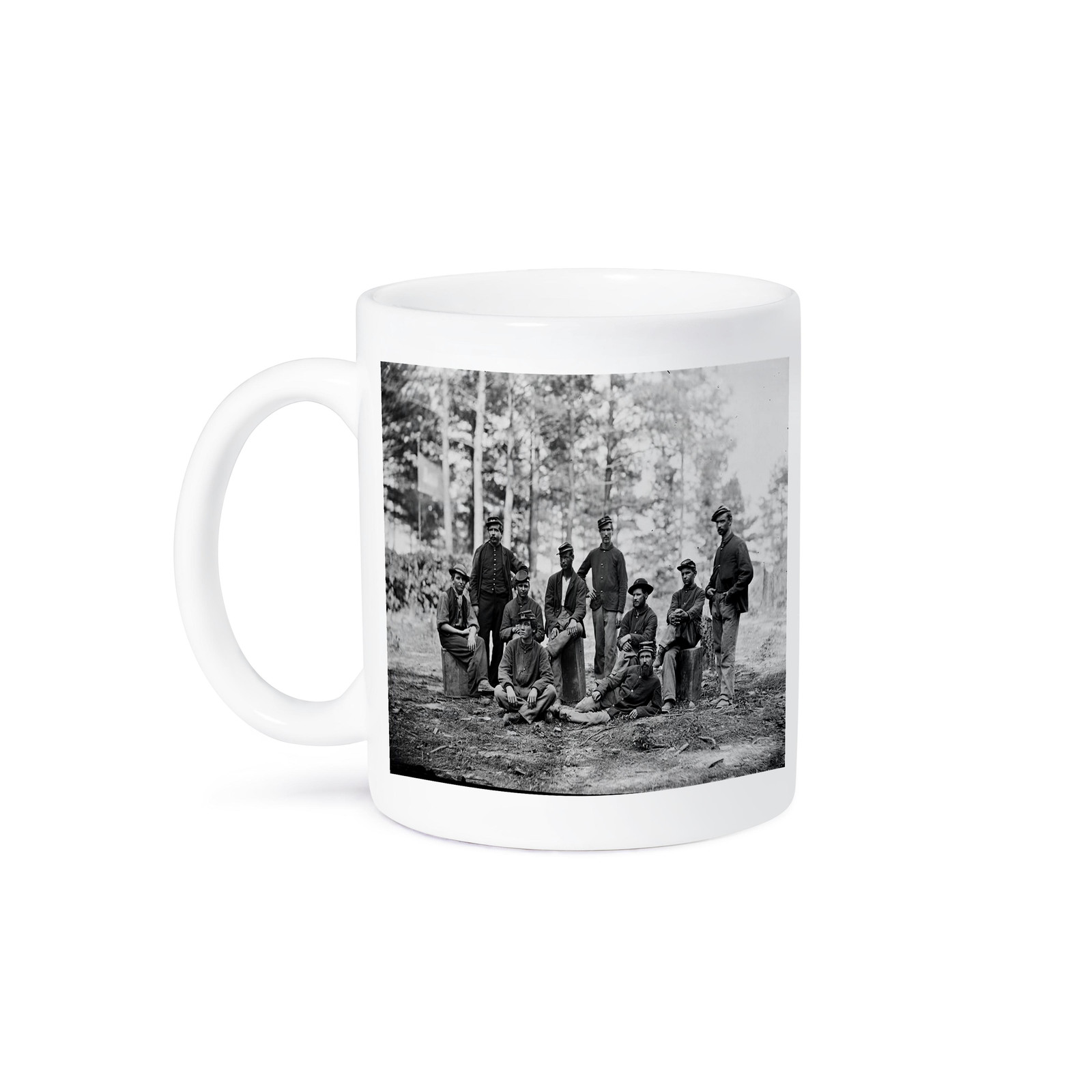 Civil War Soldiers Picture Print Mug by 3dRose