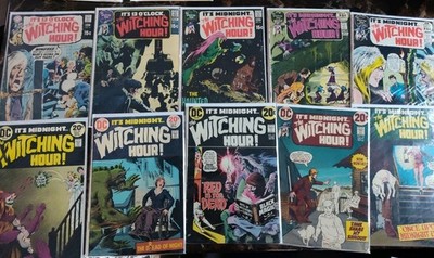 The Witching Hour DC Comic Book Lot Of 10 Mid To High Grade 