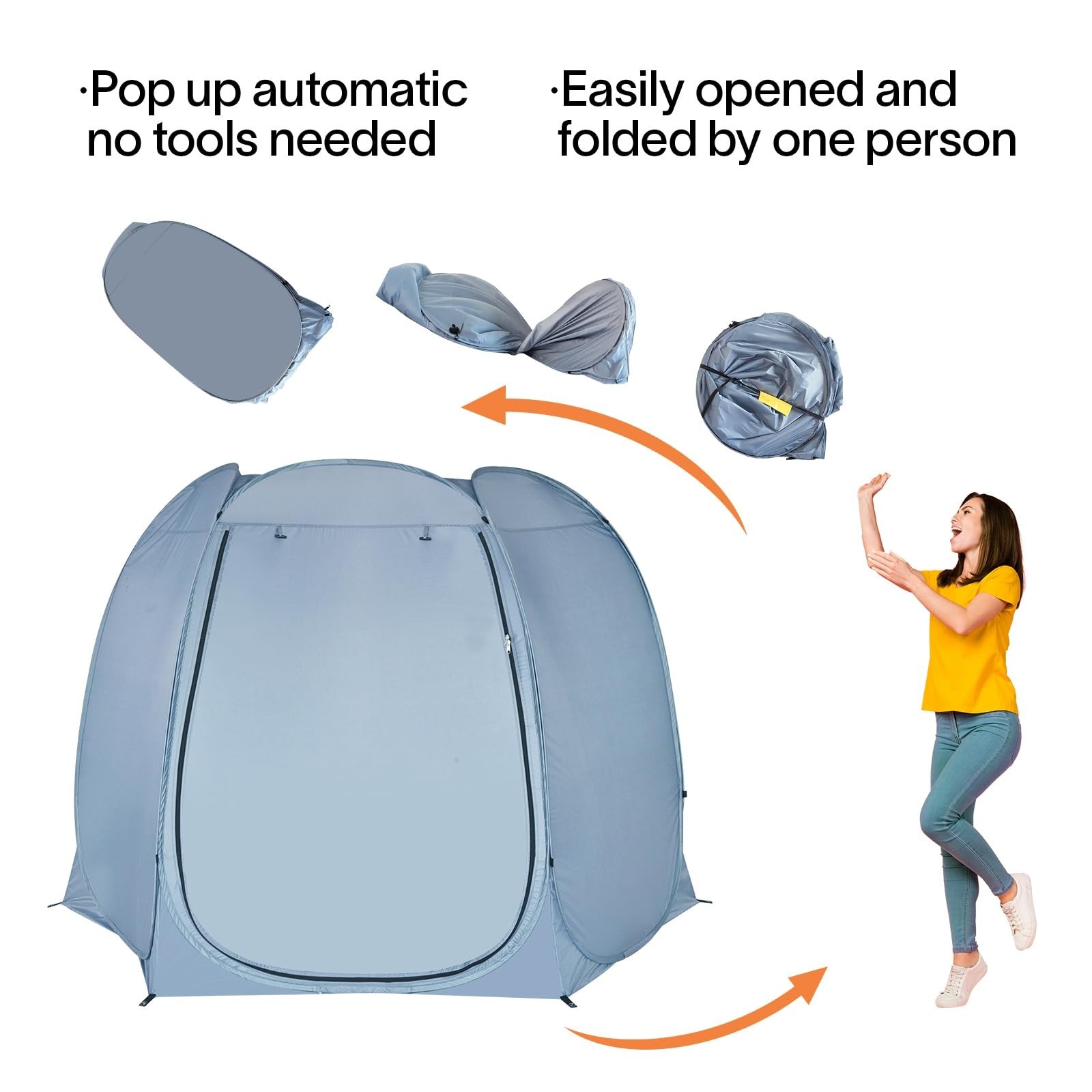 Alvantor Pop Up Screen Tent House Room Instant Outdoor Camping Canopy Sun She...