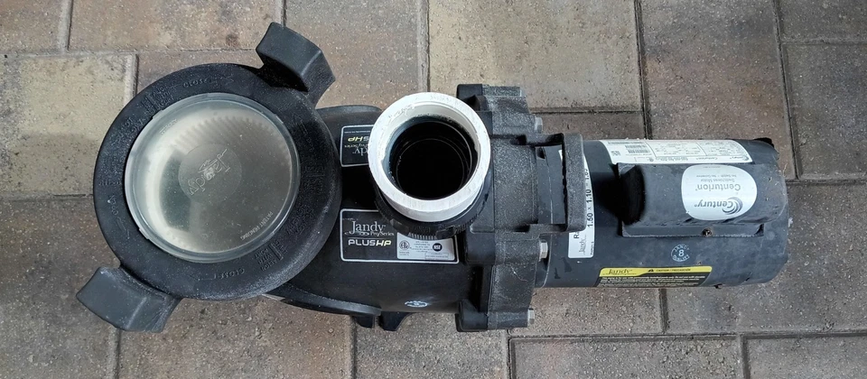 1.65 HP Jandy Pool Pump Single Speed Century motor 110V / 240V - Image 3 of 4