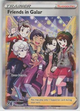 Pokemon TCG Friends in Galar Ultra Rare Silver Tempest Trainer Gallery TG23/TG30
