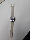VTG MCM Timex Electric Cobalt Mesh Band & 1 Timex Both Need Batteries & Service?