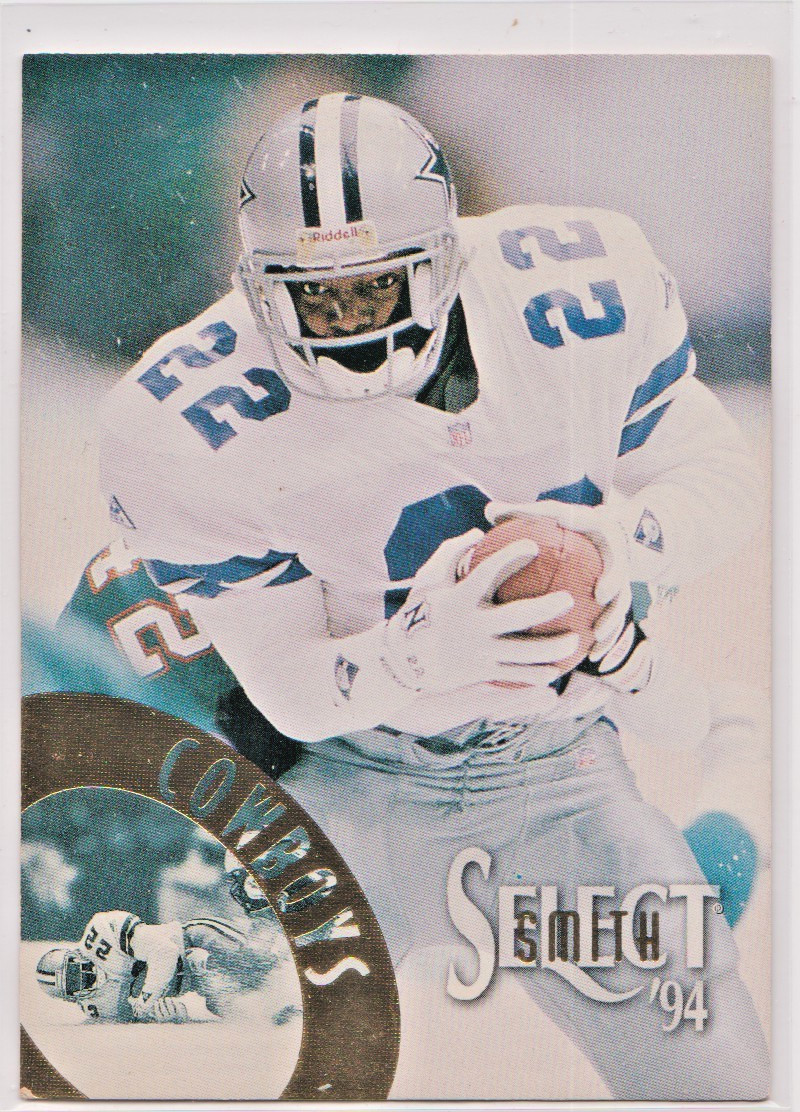 Emmitt Smith D allas Cowboys RB 1994 Select Card # 1 Near / Mint